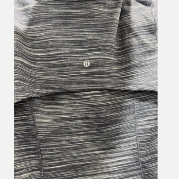 Lululemon Hooded Define Jacket Nulu Heathered Black / White / Grey Size 10 - Picture 5 of 11